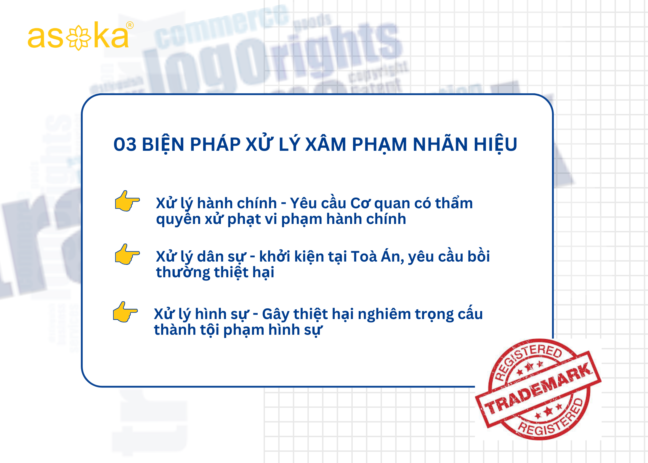 Xử lý như thế nào khi nhãn hiệu của bạn bị xâm phạm?