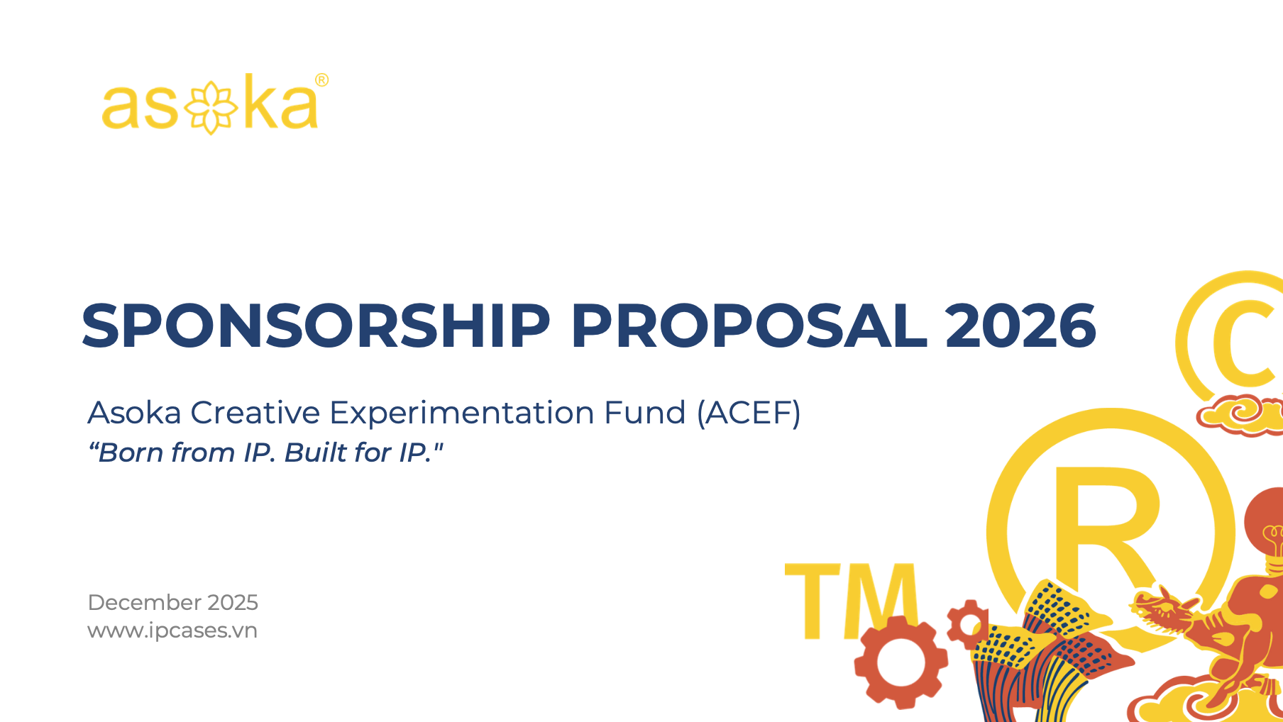ACEF - SPONSORSHIP PROPOSAL 2026